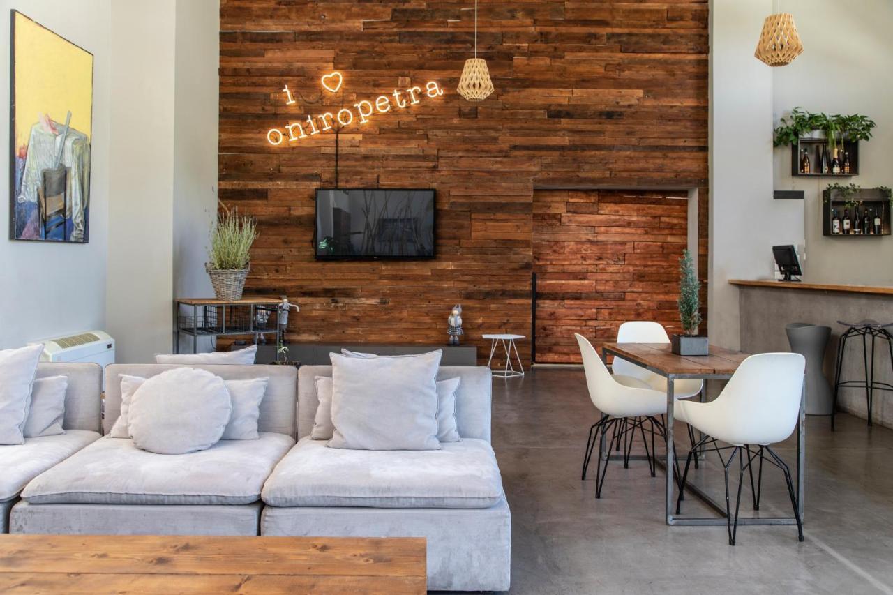 Oniropetra Boutique Hotel Karpenísion Exteriör bild