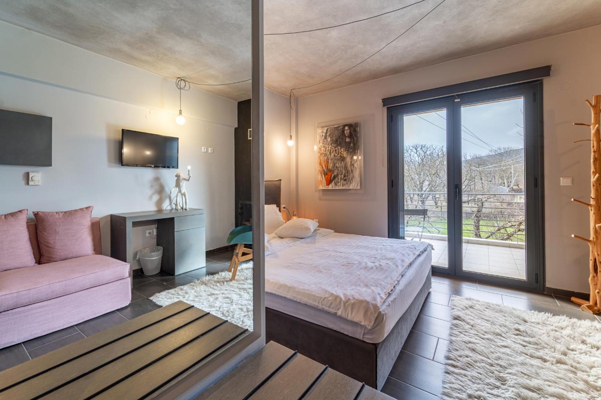 Oniropetra Boutique Hotel Karpenísion Exteriör bild